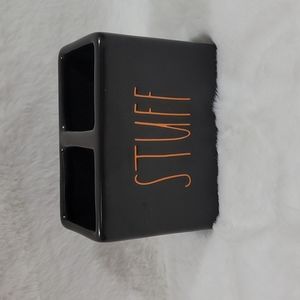Rae Dunn Stuff Black & Orange Organizer Caddy